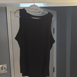 Terra & Sky Black Sleeveless Tank Top